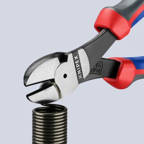 Knipex High Leverage Diagonal Cutter with Multi-component Grips 180mm 74 02 180